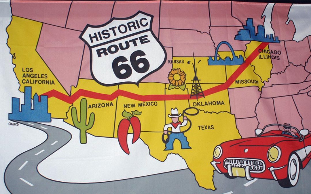 Auf der Route 66 von Oklahoma nach Santa Fe