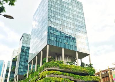 Moderne grüne Architektur