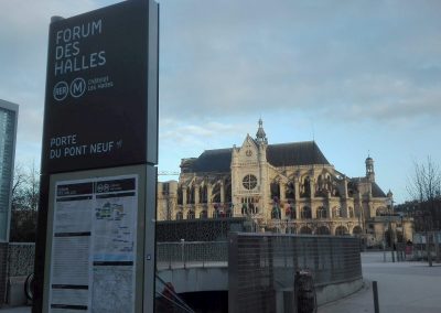 Saint-Eustache am Quartier des Halles