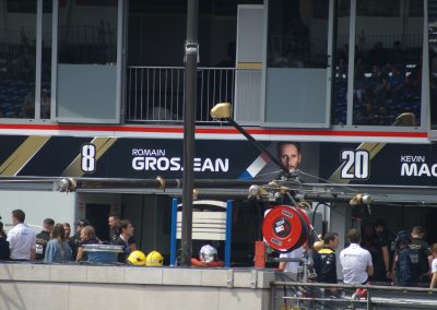 Kleiner Ausblick auf die Boxengasse