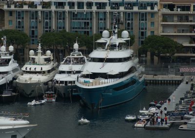 Die Yachten, die dieses Event anzieht, sind auch ganz nett :-D