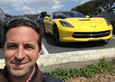 Schnittige Corvette in Sausalito