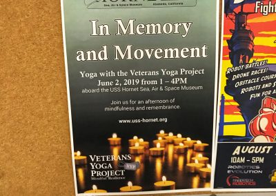 Yoga with the Veterans...