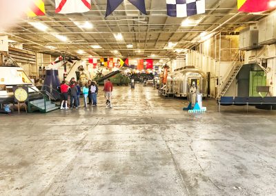 USS Hornet unter Deck (1. UG)