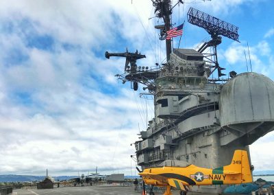 Flugdeck der USS Hornet